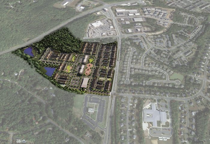 Hoadly Square illustrative aerial
